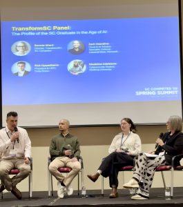 A panel speaks at SC Spring Summit