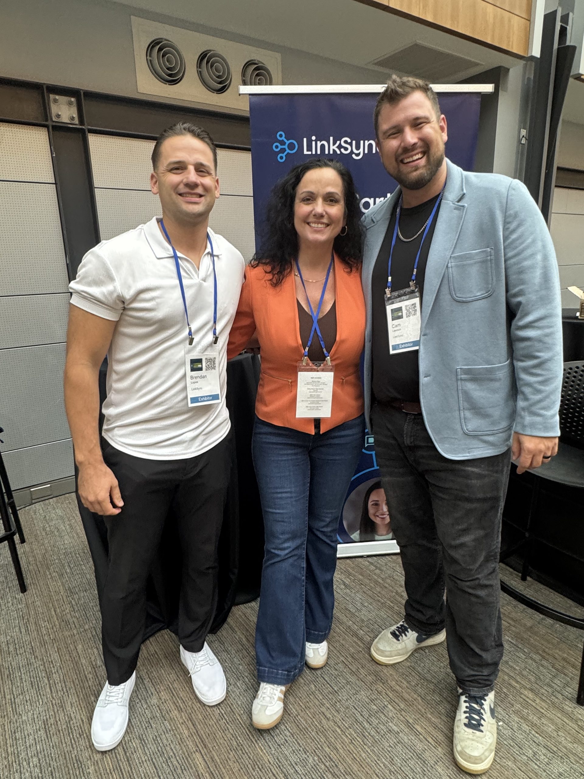 three founders posing at ConvergeSouth